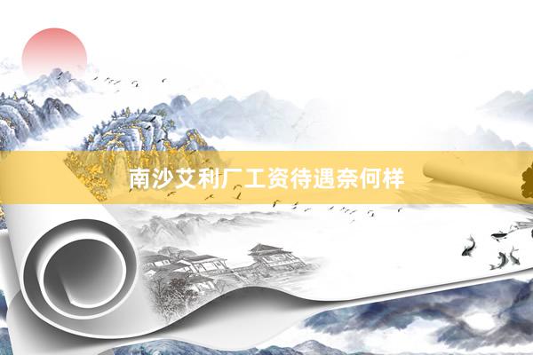 南沙艾利厂工资待遇奈何样